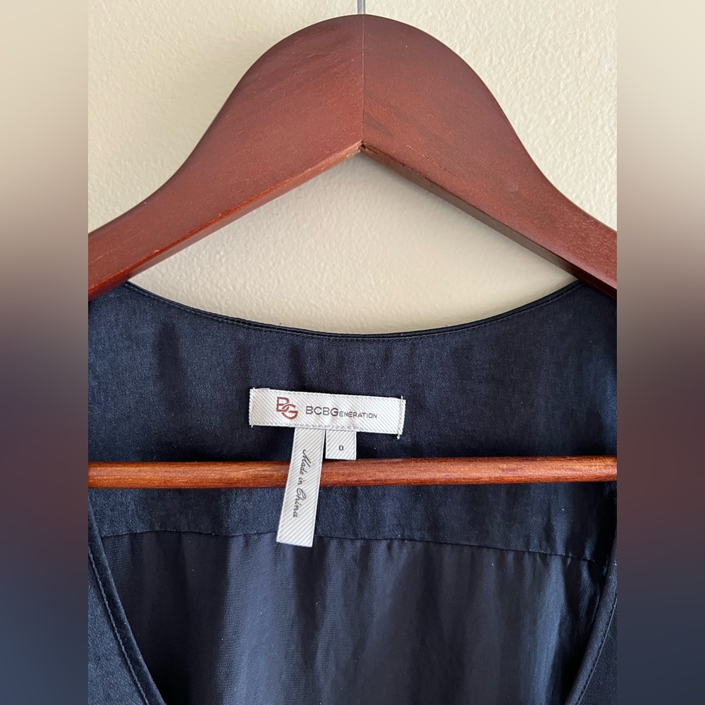 BCBGeneration Black Studded Tank Top - Picture 2 of 2